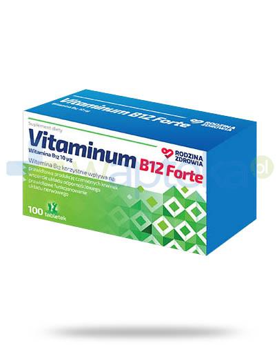 podgląd produktu Rodzina Zdrowia Vitaminum B12 Forte 100 tabletek