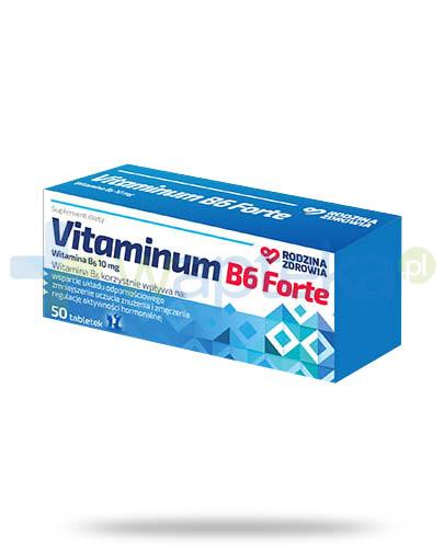 zdjęcie produktu Rodzina Zdrowia Vitaminum B6 Forte 10mg 50 tabletek