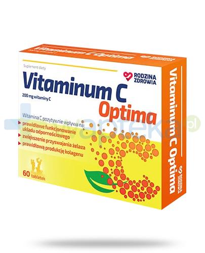 podgląd produktu Rodzina Zdrowia Vitaminum C Optima 200mg 60 tabletek