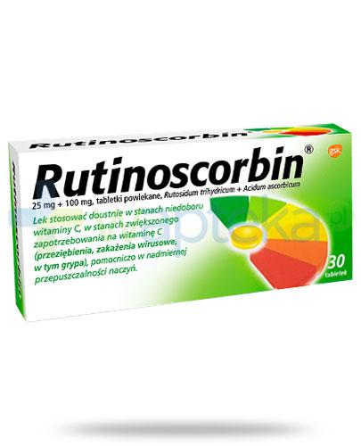 podgląd produktu Rutinoscorbin 25 mg + 100 mg 30 tabletek na odporność