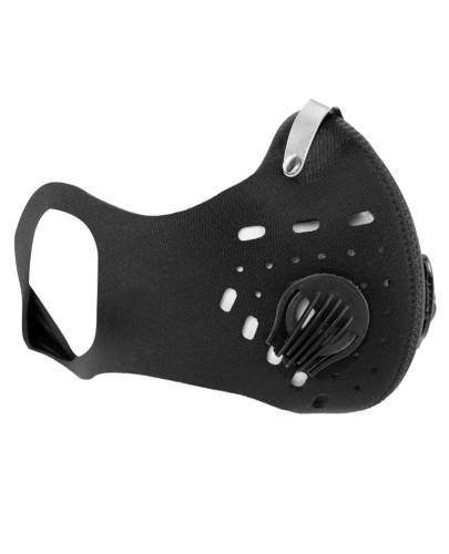 podgląd produktu SafeMask Sport Black neoprenowa maska antysmogowa rozmiar L + filtr Sport N99