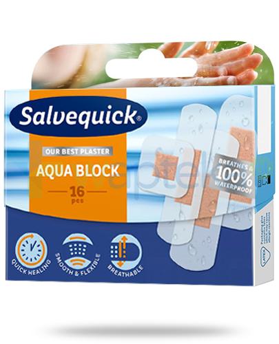 podgląd produktu Salvequick Aqua Block plastry 16 sztuk