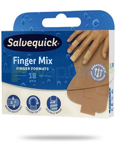 podgląd produktu Salvequick Finger Mix plastry 18 sztuk
