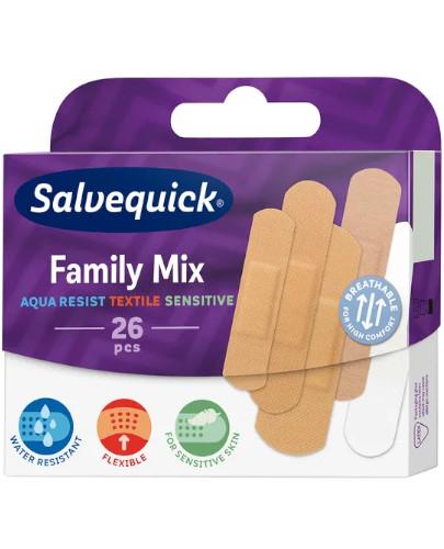 zdjęcie produktu Salvequick Med Family Mix plastry 26 sztuk