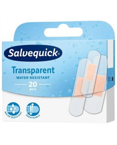 zdjęcie produktu Salvequick Transparent plastry wodoodporne 20 sztuk