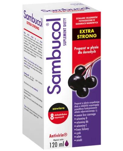 zdjęcie produktu Sambucol Extra Strong preparat w płynie dla dorosłych 120 ml