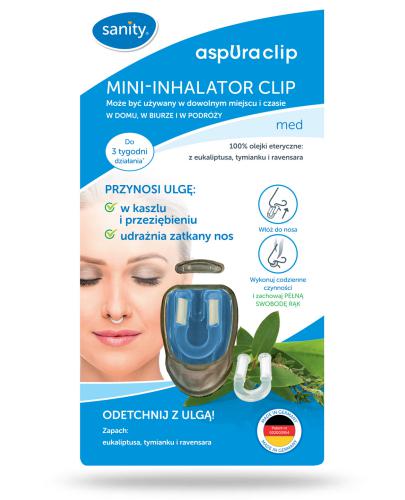 podgląd produktu Sanity Mini-Inhalator Clip Med 1 sztuka