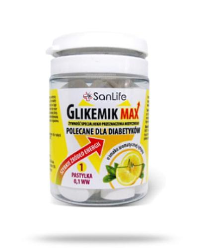 podgląd produktu Sanlife Glikemikmax cytryna 50 pastylek