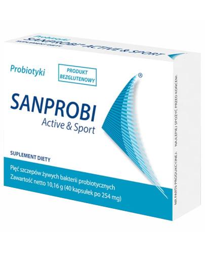 zdjęcie produktu Sanprobi Active & Sport probiotyk 40 kapsułek