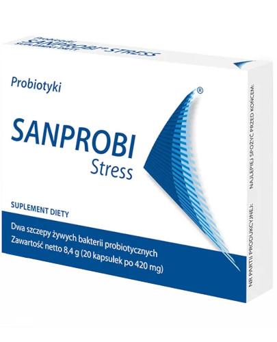 podgląd produktu Sanprobi Stress probiotyki 20 kapsułek