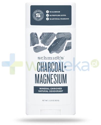 podgląd produktu Schmidt’s Naturals Charcoal + Magnesium dezodorant w sztyfcie 75 g