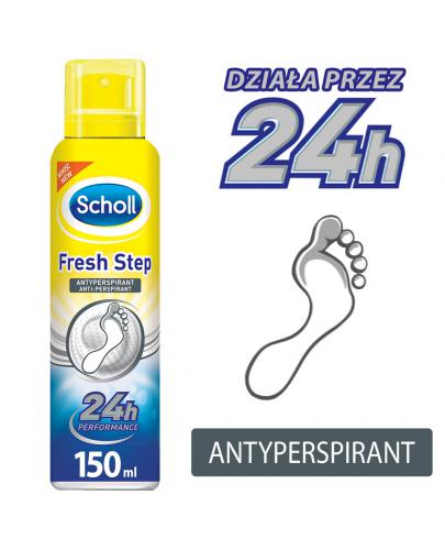 podgląd produktu Scholl Fresh Step antyperspirant do suchych stóp w sprayu 150 ml
