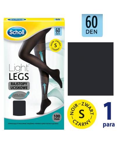 podgląd produktu Scholl Light Legs 60 DEN rajstopy uciskowe rozmiar S kolor czarny 1 sztuka