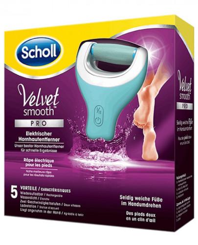 podgląd produktu Scholl Velvet Smooth Pro (Wet&Dry) elektryczny pilnik do stóp (z ładowarką ) 1 sztuka