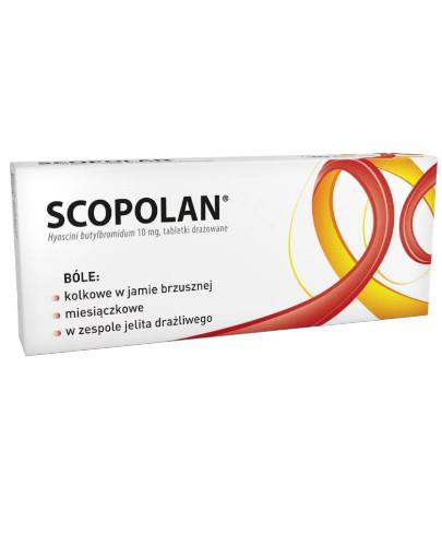 podgląd produktu Scopolan 10 mg 30 tabletek drażowanych