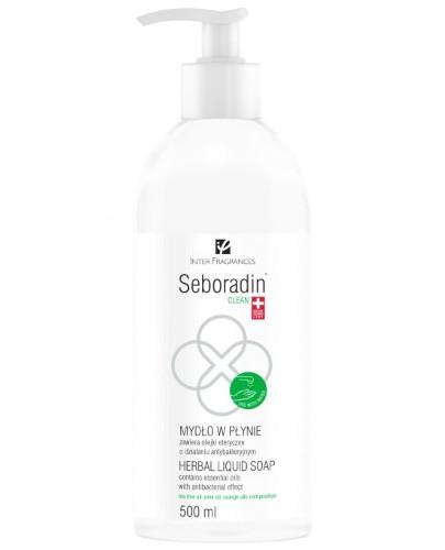 podgląd produktu Seboradin Clean mydło w płynie z olejkami eterycznymi o działaniu antybakteryjnym 500 ml