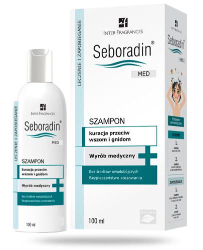 podgląd produktu Seboradin Med Szampon kuracja przeciw wszom i gnidom 100 ml
