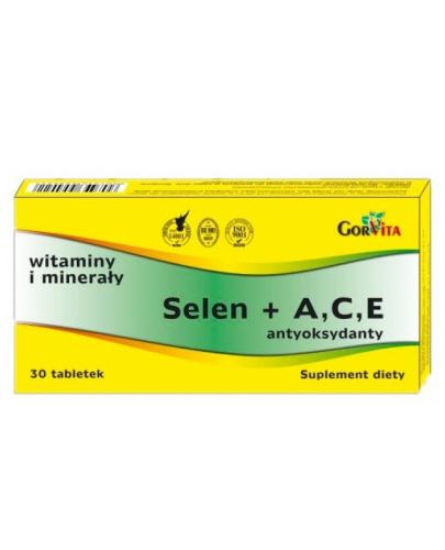 podgląd produktu Selen A,C,E witaminy i minerały 30 tabletek