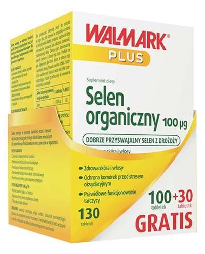 podgląd produktu Selen organiczny 100 µg 100 tabletek + 30 tabletek
