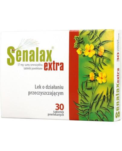 podgląd produktu Senalax Extra 17 mg 30 tabletek powlekanych