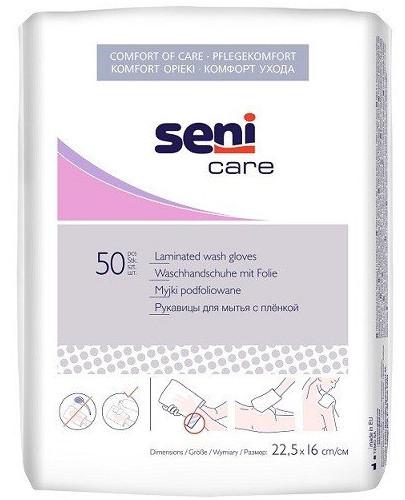 zdjęcie produktu Seni Care podfoliowane myjki higieniczne 50 sztuk
