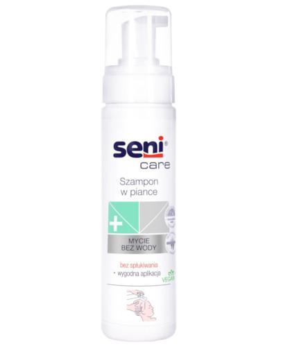 podgląd produktu Seni Care szampon w piance do mycia włosów bez użycia wody 200 ml