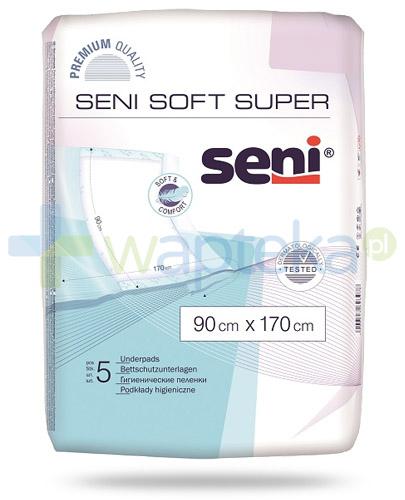 podgląd produktu Seni Soft Super podkłady higieniczne 90cm x 170cm 5 sztuk