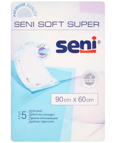 Seni Soft Super podkłady higieniczne 90cm x 60cm 5 sztuk