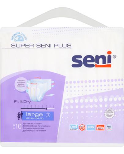 zdjęcie produktu Seni Super Plus oddychające pieluchomajtki rozmiar L 10 sztuk