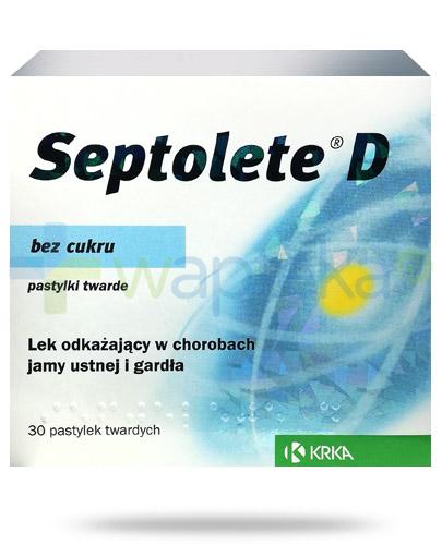 zdjęcie produktu Septolete D bez cukru 30 tabletek
