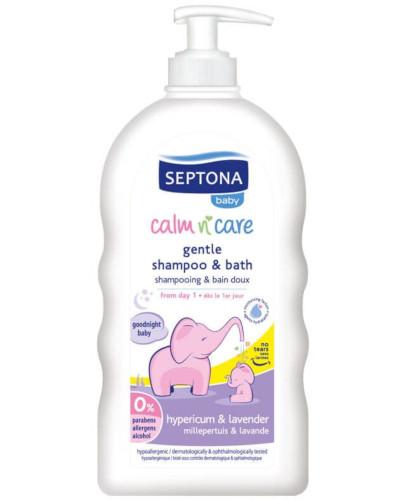 podgląd produktu Septona Baby szampon i płyn dla dzieci dziurawiec i lawenda 500 ml