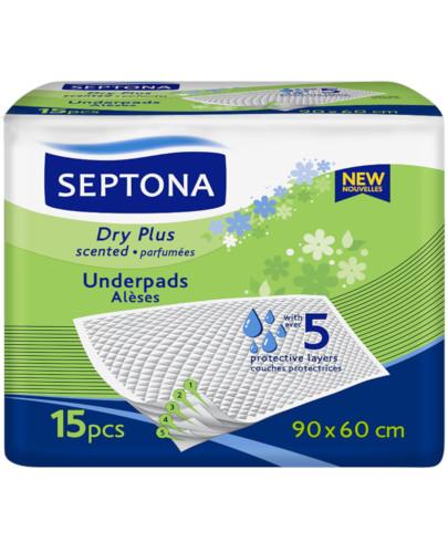 podgląd produktu Septona Dry Plus podkłady higieniczne zapachowe 90 x 60 cm 15 sztuk