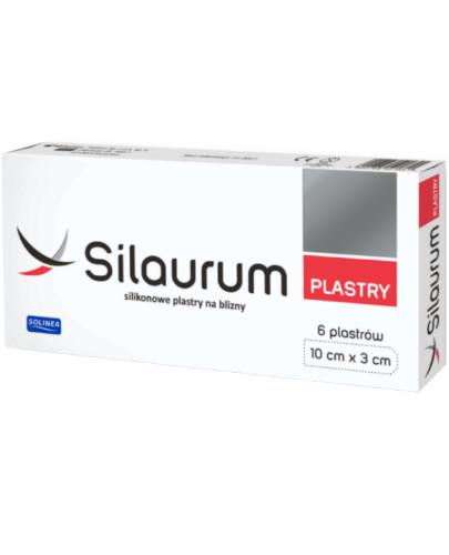 zdjęcie produktu Silaurum silikonowe plastry na blizny 10cm x 3cm 6 sztuk
