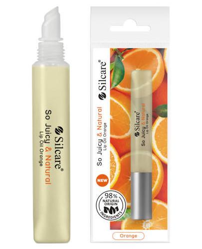 podgląd produktu Silcare Quin So Juicy & Natural olejek do ust pomarańczowy 10 ml