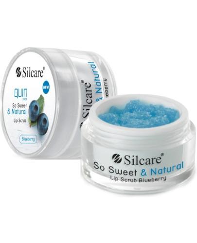 podgląd produktu Silcare Quin So Sweet & Natural peeling do ust borówka 15 g