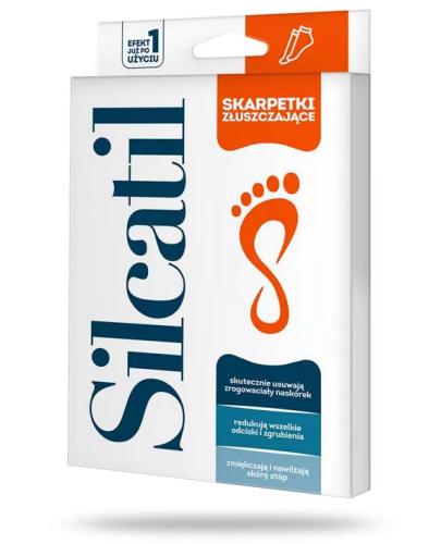 podgląd produktu Silcatil skarpetki złuszczające do stóp 1 para
