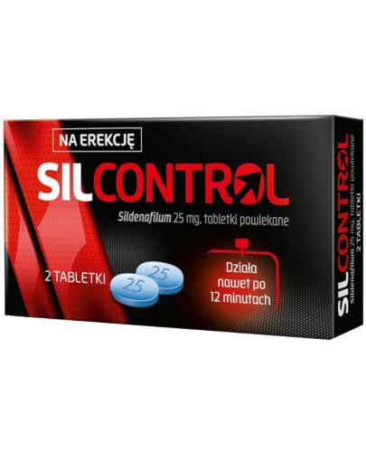 podgląd produktu SilControl (Sildenafil 25 mg) 2 tabletki