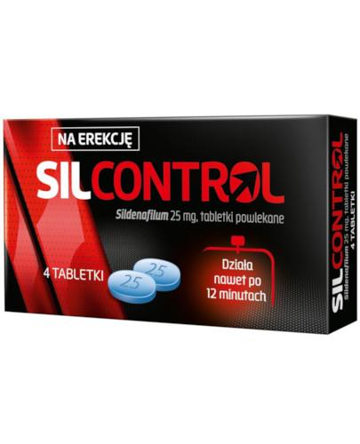 podgląd produktu SilControl (Sildenafil 25 mg) 4 tabletki