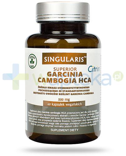 podgląd produktu Singularis Superior Garcinia Cambogia HCA 500mg 60 kapsułek