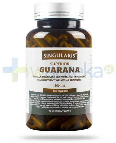 podgląd produktu Singularis Superior Guarana 500mg 120 kapsułek