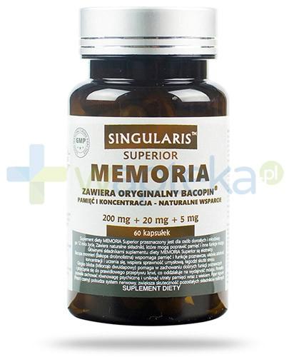 zdjęcie produktu Superior Singularis Memoria 200mg + 20mg + 5mg 60 kapsułek