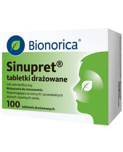podgląd produktu Sinupret 100 tabletek