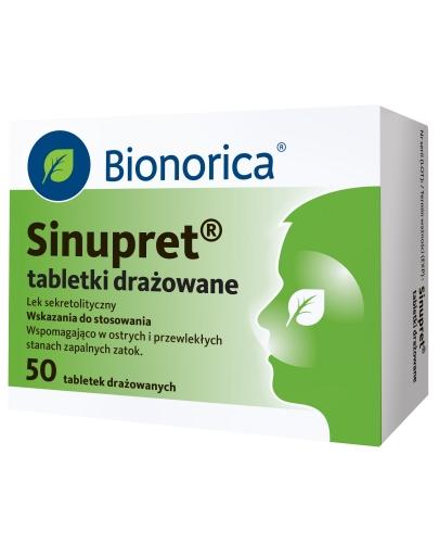 podgląd produktu Sinupret 50 tabletek