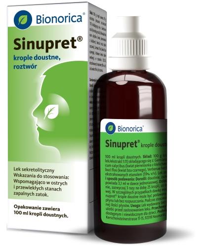 podgląd produktu Sinupret krople 100 ml