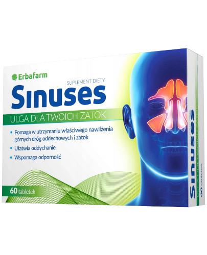 zdjęcie produktu Sinuses ulga dla twoich zatok 60 tabletek