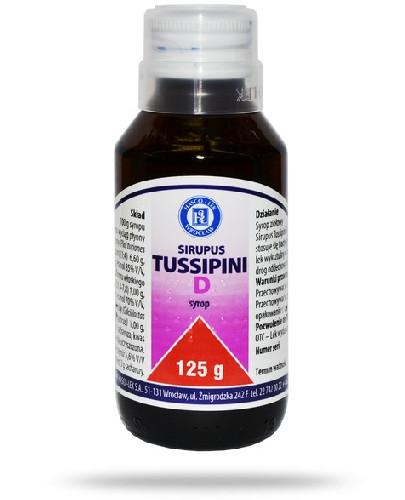 zdjęcie produktu Sirupus Tussipini D (6,60 g + 1 g + 1 g)/100g syrop 125 g
