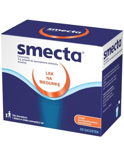 zdjęcie produktu Smecta 3 g proszek o smaku pomarańczowo waniliowym 30 saszetek