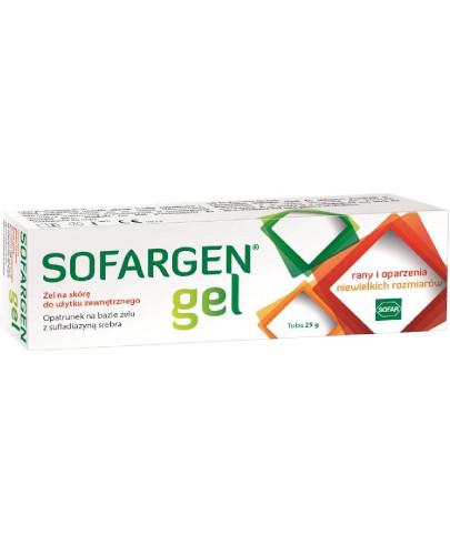 zdjęcie produktu Sofargen Gel żel na rany i oparzenia 25 g