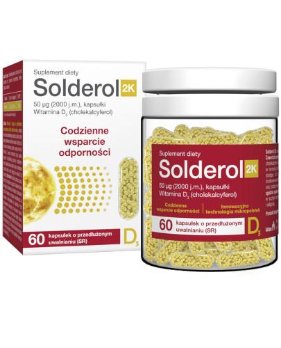 podgląd produktu Solderol 2K witamina D 2000 j.m. 60 kapsułek