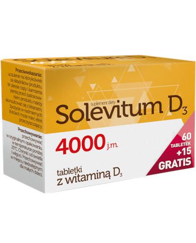 podgląd produktu Solevitum D3 4000 j.m. 75 kapsułek